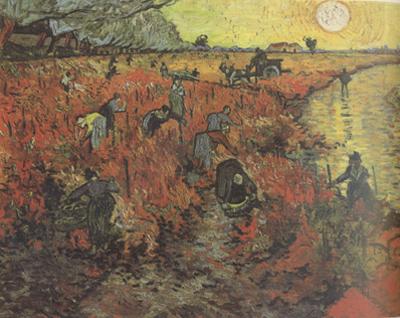 Vincent Van Gogh The Red Vineyard (nn04) oil painting picture